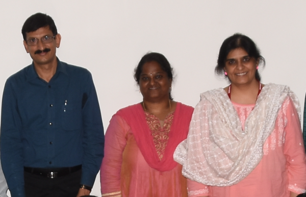 Prof Vinod Prasad (IIT Palakkad), Assoc Prof Subasree R and Prof Suvarna Alladi (NIMHANS Bangalore)